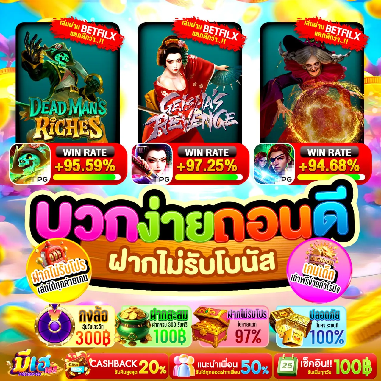 อัปเดตโบนัส 10 รับ 100 ทำ 300 ถอนได้ 200 ประจำเดือนนี้มาแล้ว