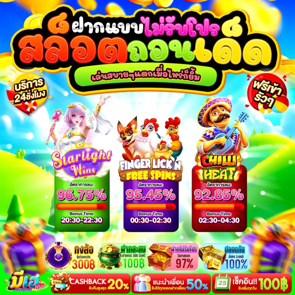 โปร ทุนน้อย ฝาก 10รับ100 ใหม่ล่าสุด