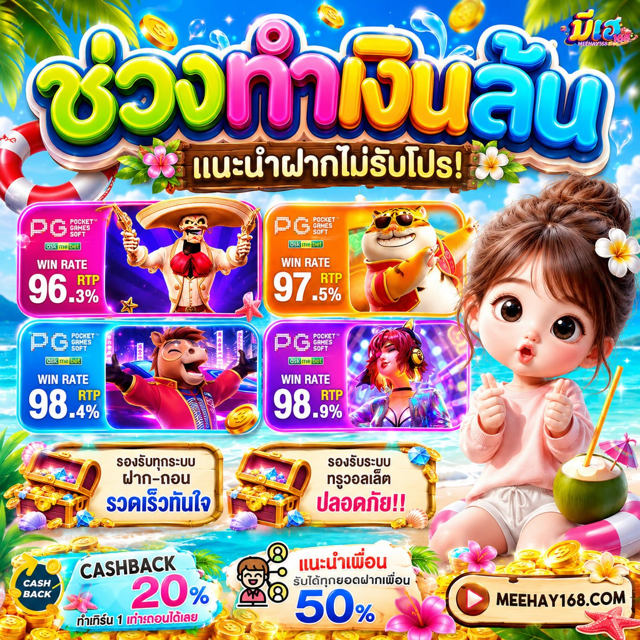 โปร ทุนน้อย 10รับ100 อยากเล่นเกมแต่ทุนไม่พอใช่ไหม จัดโปรนี้ไปสิ